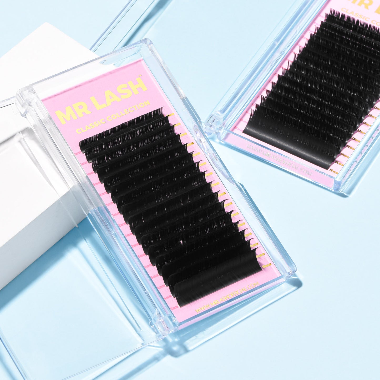 Classic flat lashes mix trays