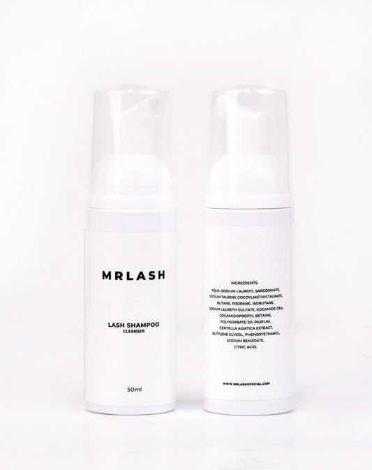 Lash cleanser