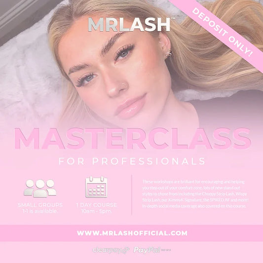 Mr Lash Masterclass Workshop - DEPOSIT