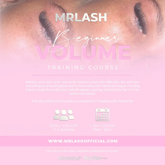 Mr Lash Volume beginner Course